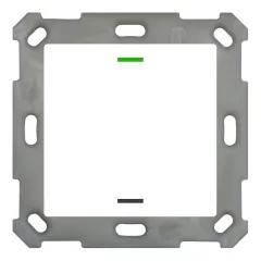   MDT BE-TAL55T1.01 KNX tapintásérzékelő Light 55 hőmérsékletérzékelővel | 1-csatornás, semleges | fényes tisztafehér
