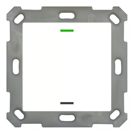 MDT BE-TAL55T1.01 KNX tapintásérzékelő Light 55 hőmérsékletérzékelővel | 1-csatornás, semleges | fényes tisztafehér