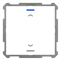   MDT BE-TAL6301.A1 KNX tapintásérzékelő Light 63 | 1-csatornás, nyilak | stúdiófehér fényes