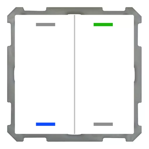 MDT BE-TAL6302.01 KNX tapintásérzékelő Light 63 | 2-csatornás, semleges
