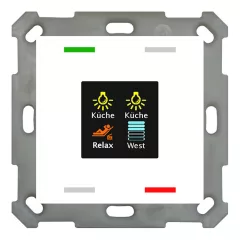  MDT BE-TAS5504.01 KNX tapintásérzékelő Smart 55 | Standard | tiszta fehér fényes