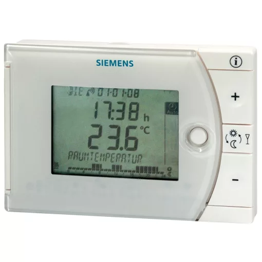 SIEMENS BPZ:REV24 kétpontos szobatermosztát | heti kapcsolóóra, fűtés vagy hűtés