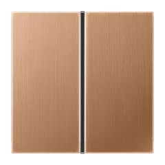   JUNG BRG2401TSA Gombsor F40 LS sorozat | 1-es | bronz szálcsiszolt