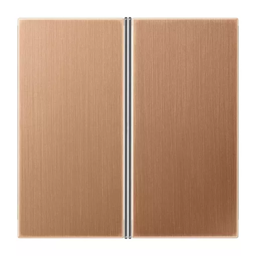 JUNG BRG2402TSA Gombsor F40 LS sorozat | 2-es | bronz szálcsiszolt