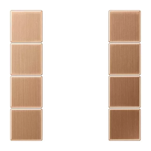 JUNG BRG2504TSA Gombsor F50 LS sorozat | 4-részes | bronz szatén