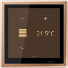   JUNG BRG459D1S KNX szoba vezérlő LS TOUCH | LS 990 | bronze gebürstet