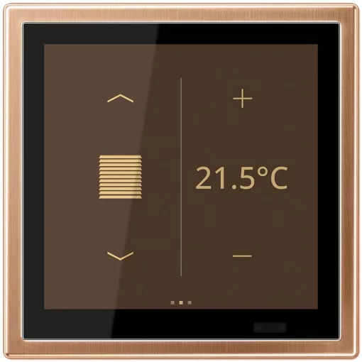 JUNG BRG459D1S KNX szoba vezérlő LS TOUCH | LS 990 | bronze gebürstet