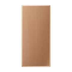   JUNG BRG50NA Feliratmező-takaró Fém F50 Sorozat LS | bronz szálcsiszolt