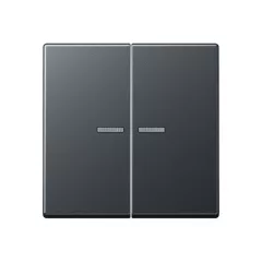   JUNG BTA17102BFANM tapintásérzékelő JUNG HOME Serie A | 2-csatornás, Thermoplast | antracit matt