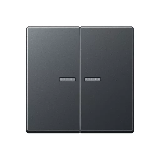 JUNG BTA17102BFANM tapintásérzékelő JUNG HOME Serie A | 2-csatornás, Thermoplast | antracit matt