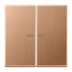   JUNG BTBRG17102 KNX tapintásérzékelő HOME Serie LS | 2-csatornás | bronz szálcsiszolt