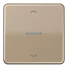   JUNG BTCD17101PGB feliratozható tapintásérzékelő JUNG HOME CD sorozat | 1-csatornás, nyilak | arany-bronz
