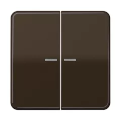   JUNG BTCD17102BR KNX Tapintásérzékelő HOME Serie CD | 2-csatornás | barna