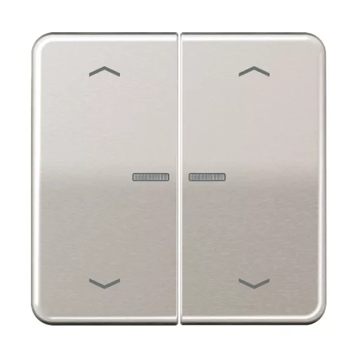 JUNG BTCD17102PPT feliratozható tapintásérzékelő JUNG HOME CD sorozat | 2-csatornás, nyilak | platina