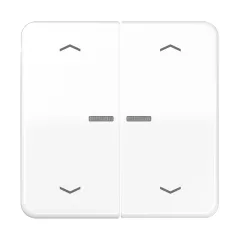   JUNG BTCD17102PWW KNX tapintásérzékelő JUNG HOME Serie CD | 2-es, nyilak | alpinweiß