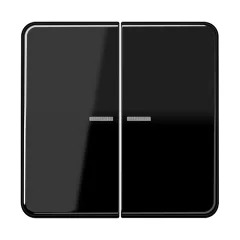   JUNG BTCD17102SW Tastsensor HOME Serie CD | 2-csatornás | fekete