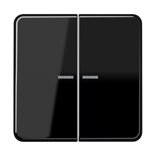 JUNG BTCD17102SW Tastsensor HOME Serie CD | 2-csatornás | fekete