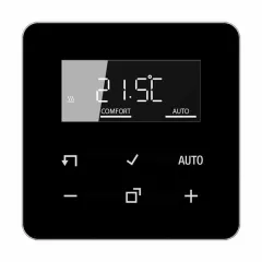  JUNG BTCD1791SW KNX szobatermosztát JUNG HOME CD sorozat | kijelzővel | fekete