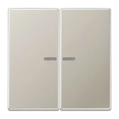   JUNG BTES17102 KNX tapintásérzékelő JUNG HOME Serie LS | 2-csatornás | nemesacél