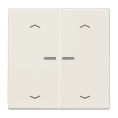  JUNG BTLS17102P feliratozható tapintásérzékelő JUNG HOME Serie LS | 2-csatornás, nyilak | fehér
