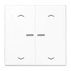  JUNG BTLS17102PWW KNX tapintásérzékelő JUNG HOME Serie LS | 2-csatornás, nyilak | alpinfehér