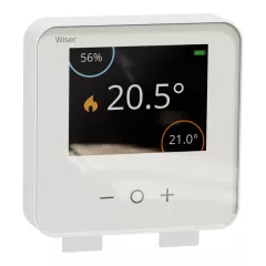   SCHNEIDER CCTFR6400 Wiser szobatermosztát | kijelző, páratartalom-érzékelő | fehér