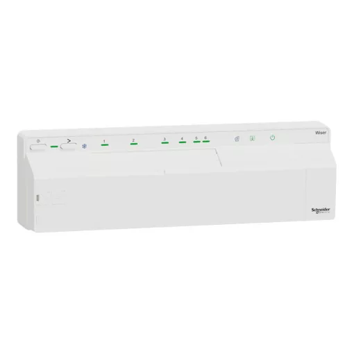 SCHNEIDER CCTFR6600 Wiser elosztósín padlófűtéshez | fűtés/hűtés, 230V