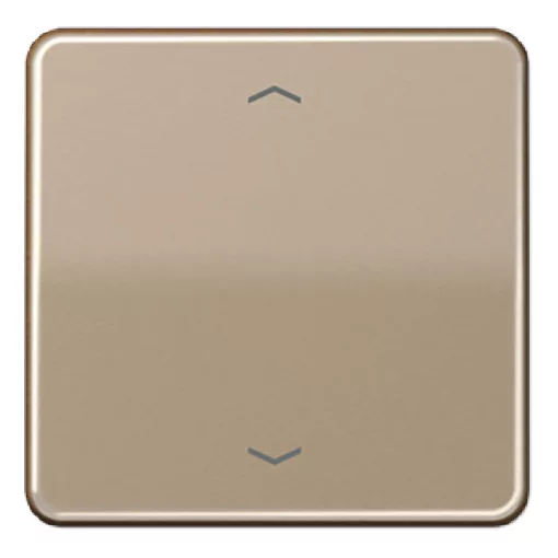 JUNG CD101PGB KNX-billenőkapcsoló nyílszimbólumokkal F10 széria CD | 1-pólusú | arany-bronz