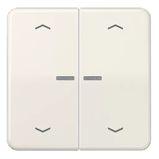 JUNG CD102KO5P KNX vezérlőbillentyű nyíl szimbólummal F10 CD sorozat | 2-es | fehér