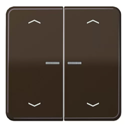 JUNG CD102KO5PBR KNX vezérlőbillentyű nyíl jelöléssel F10 CD sorozat | 2-es | barna