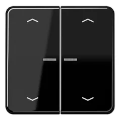   JUNG CD102KO5PSW KNX vezérlőbillentyű nyíl jelzéssel F10 CD sorozat | 2-es | fekete