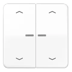   JUNG CD102KO5PWW KNX vezérlőbillenő nyíl jelöléssel F10 CD sorozat | 2-es | alpinfehér