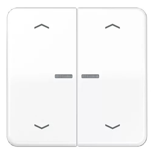 JUNG CD102KO5PWW KNX vezérlőbillenő nyíl jelöléssel F10 CD sorozat | 2-es | alpinfehér
