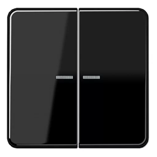 JUNG CD102KO5SW KNX vezérlő billenőkapcsoló F10 CD sorozat | 2-fach | fekete