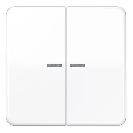 JUNG CD102KO5WW KNX vezérlőbillenő F10 Serie CD | 2-részes | alpinfehér