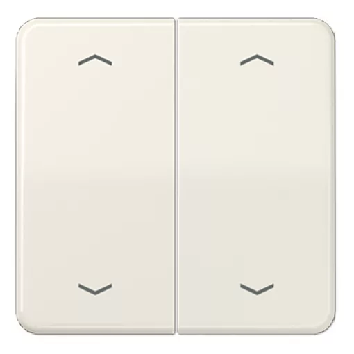JUNG CD102P KNX billenőkapcsoló nyílszimbólumokkal F10 sorozat CD | 2-pólusú | fehér