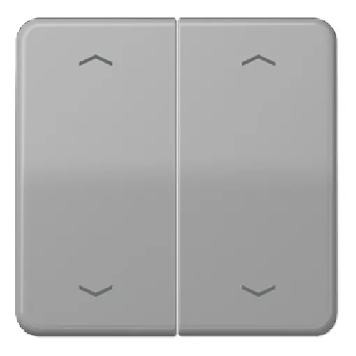 JUNG CD102PGR KNX billenőkapcsoló nyílszimbólumokkal F10 széria CD | 2-es | szürke