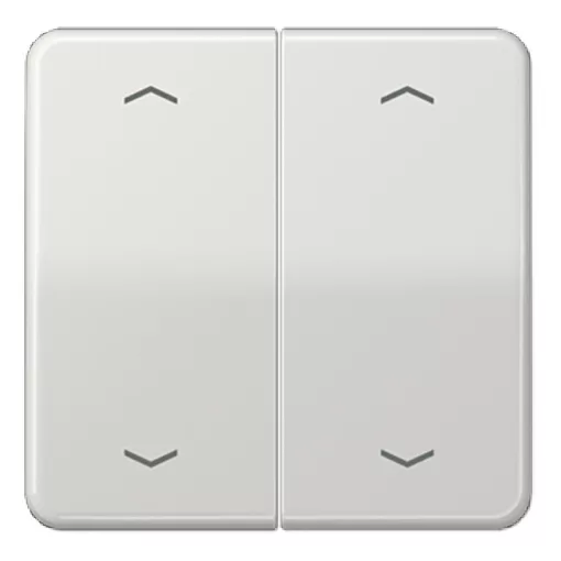 JUNG CD102PLG KNX billentyű nyílszimbólumokkal F10 Serie CD | 2-fold | világosszürke