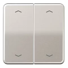   JUNG CD102PPT KNX billenőkapcsoló nyílszimbólumokkal F10 sorozat CD | 2-részes | platina