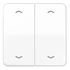   JUNG CD102PWW KNX billenőkapcsoló nyílszimbólumokkal F10 széria CD | 2-pólusú | alpinfehér