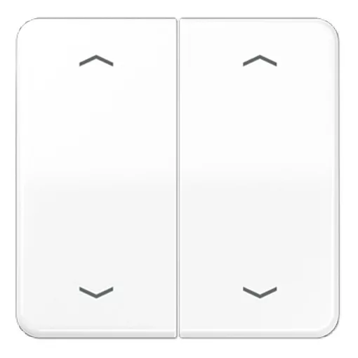 JUNG CD102PWW KNX billenőkapcsoló nyílszimbólumokkal F10 széria CD | 2-pólusú | alpinfehér