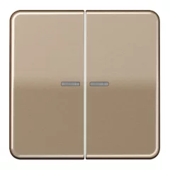   JUNG CD10921STRFGB KNX-RF tapintásérzékelő | 2-csatornás | arany-bronz