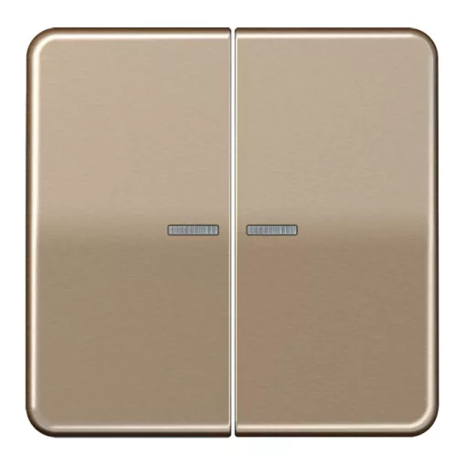 JUNG CD10921STRFGB KNX-RF tapintásérzékelő | 2-csatornás | arany-bronz
