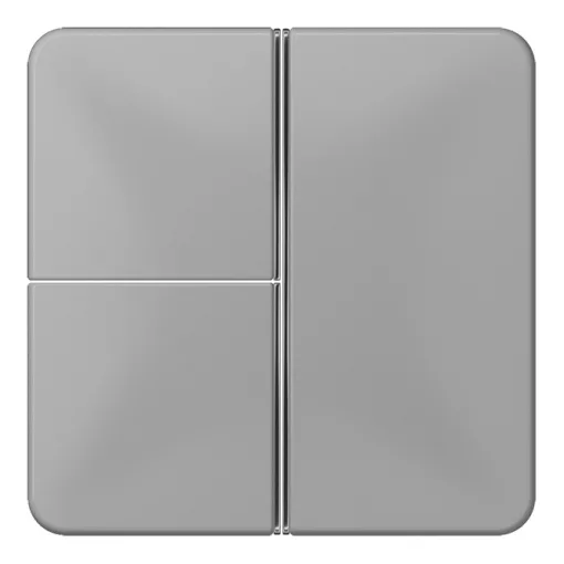 JUNG CD403TSAGR Tastensatz F40 CD sorozat | 3-gombos | szürke