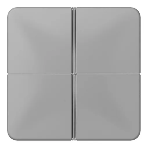 JUNG CD404TSAGR Tastensatz F40 CD sorozat | 4-fach | szürke