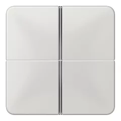   JUNG CD404TSALG Tastensatz F40 CD sorozat | 4-fach | világosszürke