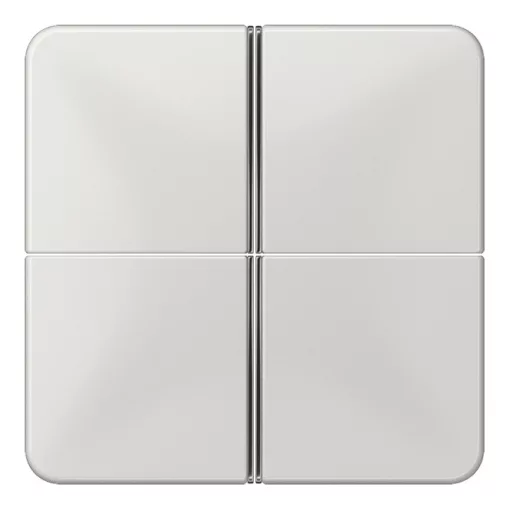 JUNG CD404TSALG Tastensatz F40 CD sorozat | 4-fach | világosszürke