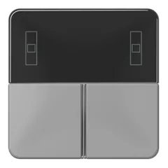   JUNG CD4093TSAGR Tastensatz F40 CD sorozat | kompakt térszabályozóhoz | szürke