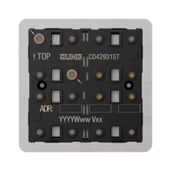   JUNG CD42931ST KNX tapintásérzékelő modul F40 CD sorozat | 3-csatornás, secure