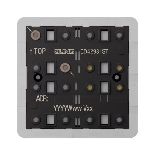 JUNG CD42931ST KNX tapintásérzékelő modul F40 CD sorozat | 3-csatornás, secure